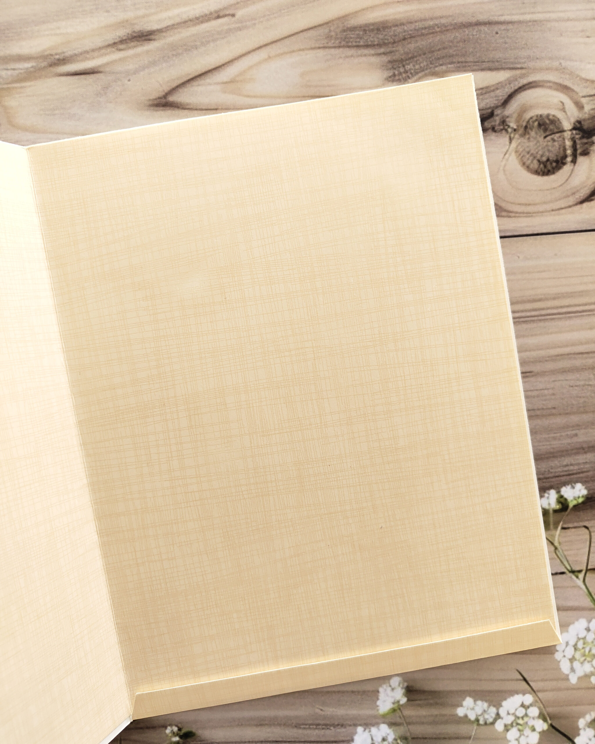 Sandal Wedding Invitation Card with Gold-Foiled Elephant, Customisable Emblem & Matching Envelope - Image 2